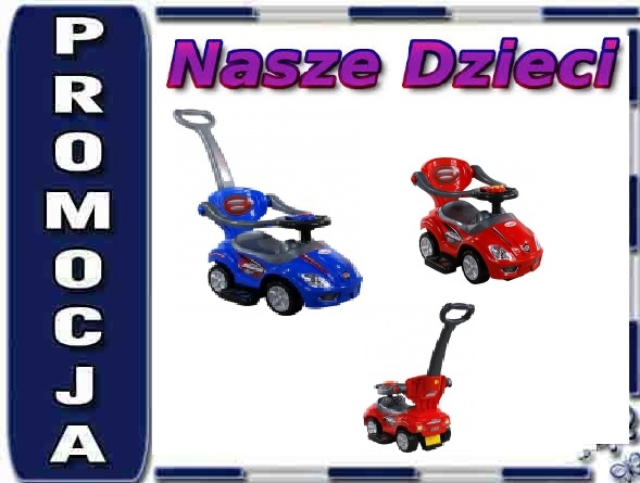 ARTI 382 Jeździk Mega Car Deluxe niebieski