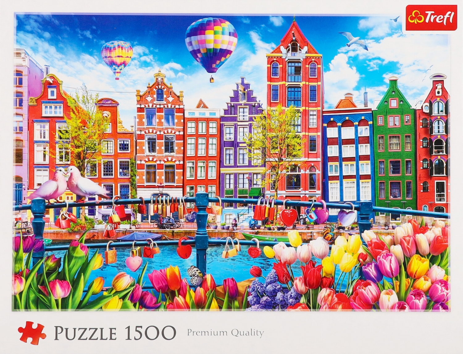 Puzzle Kolorowy Amsterdam