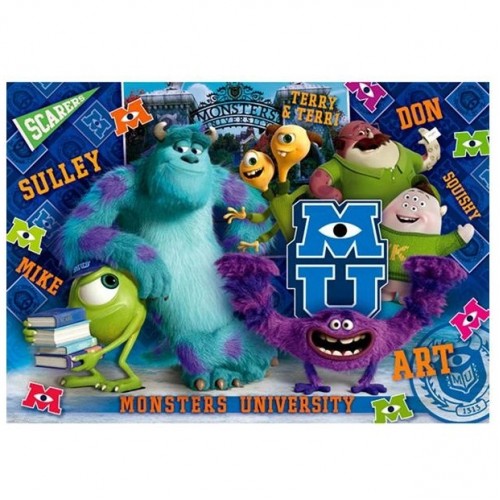 CLEMENTONI 20079 Puzzle 104 3D Monsters Universit