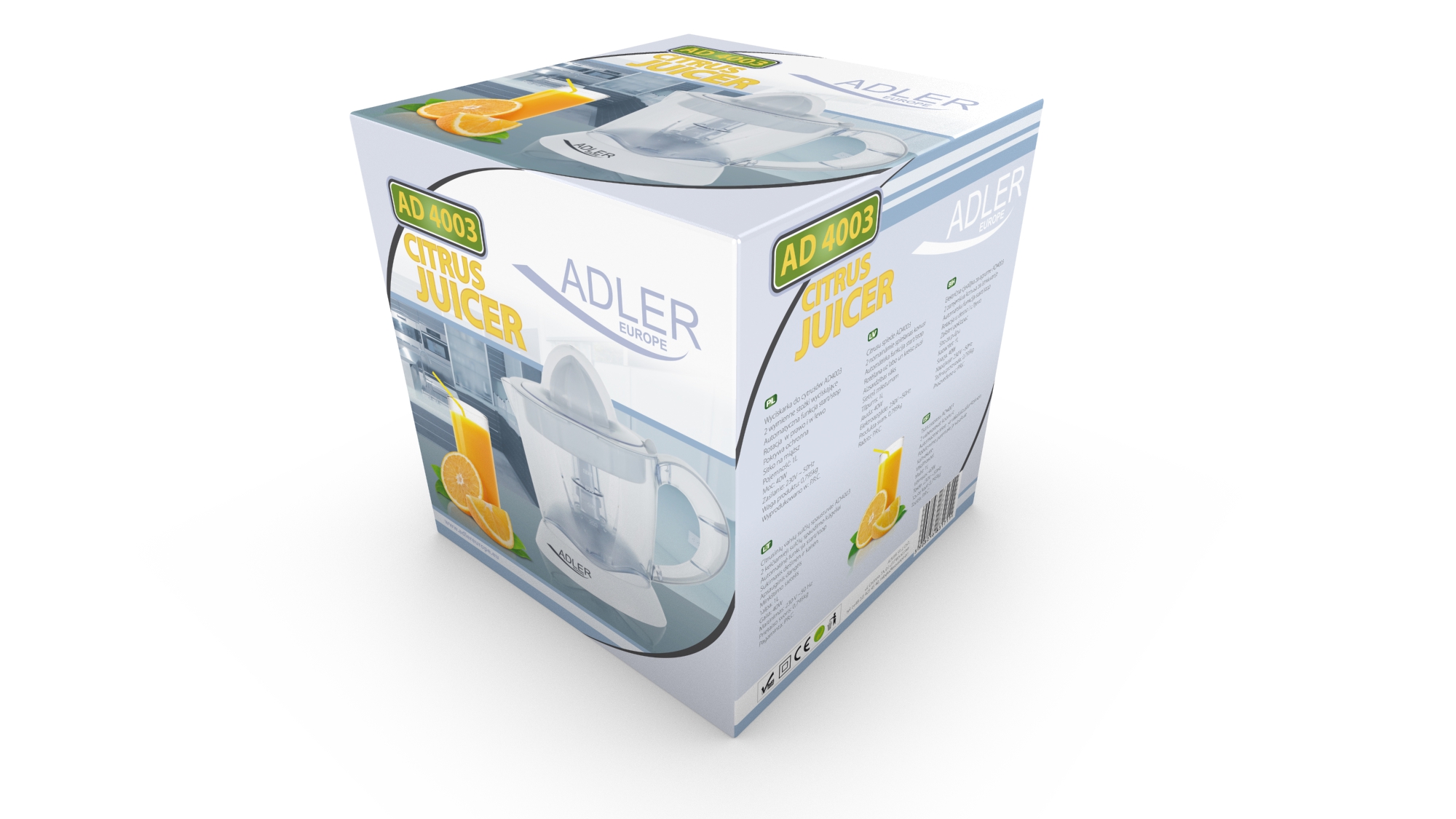 Adler AD 4003 - Wyciskarka do cytrusow