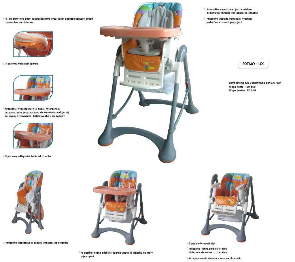 PRIMO LUX MULTIKOLOR KRZESELKO