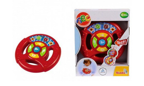 SIMBA 4019636 KIEROWNICA Z DŹWIEKIEM ABC