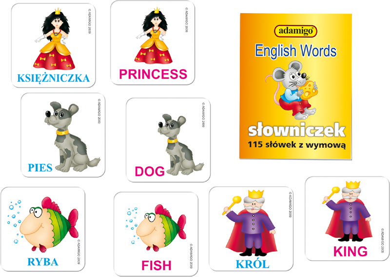 ADAMIGO 5628 ANGIELSKIE SLOWKA - memory