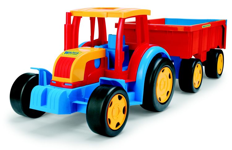 WADER 66100 GIGANT TRAKTOR Z PRZYCZEPĄ 102cm