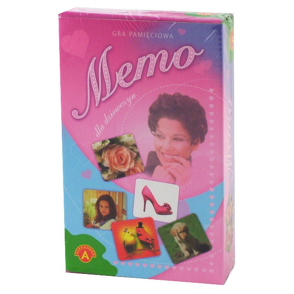 ALEXANDER 391 Gra MEMO DLA DZIEWCZYNEK MINI