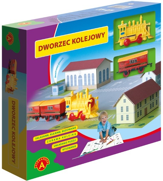 ALEXANDER 452 PUZZLE DWORZEC KOLEJOWY