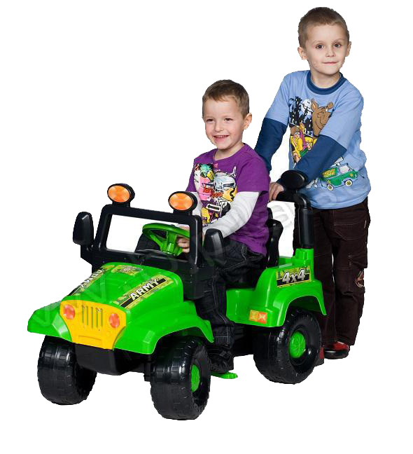 BJ JEEP SAMOCHOD BLUE TERENOWY Na pedaly 3 KOLORY