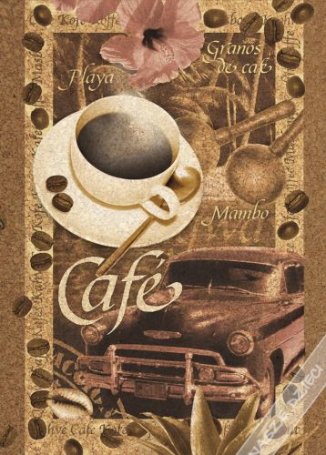 CLEMENTONI 30203 Puzzle 500 KORKOWE Kawiarnia