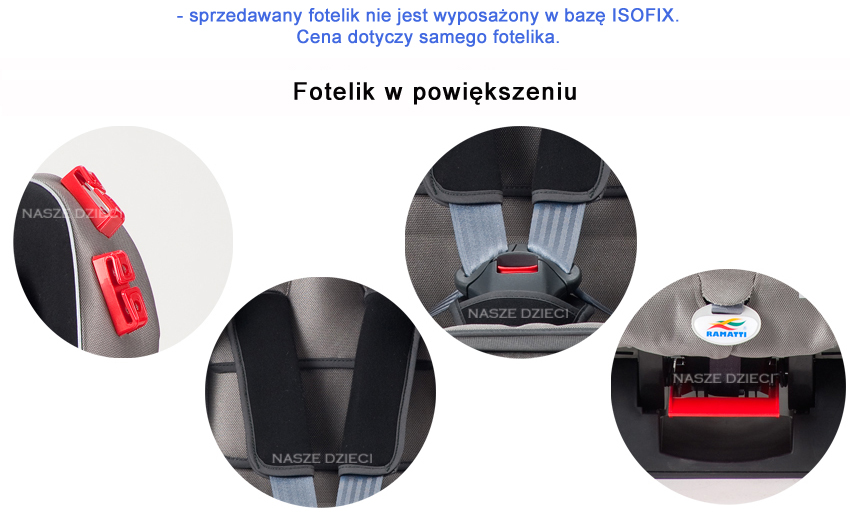 RAMATTI FORMULA FIREMAN Fotelik samochod