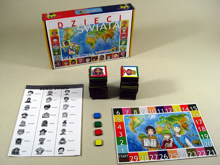 PGP Dzieci Świata GRA PLANSZOWA New