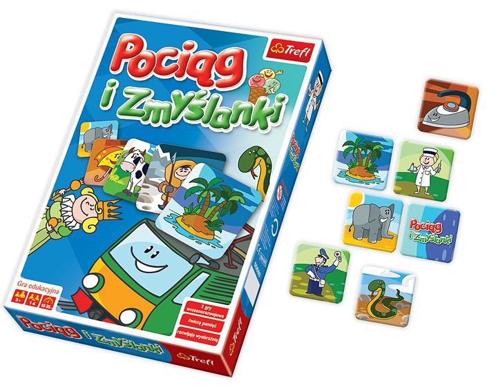 TREFL 00680 POCIAG I ZMYSLANKI Gra NOWOSC