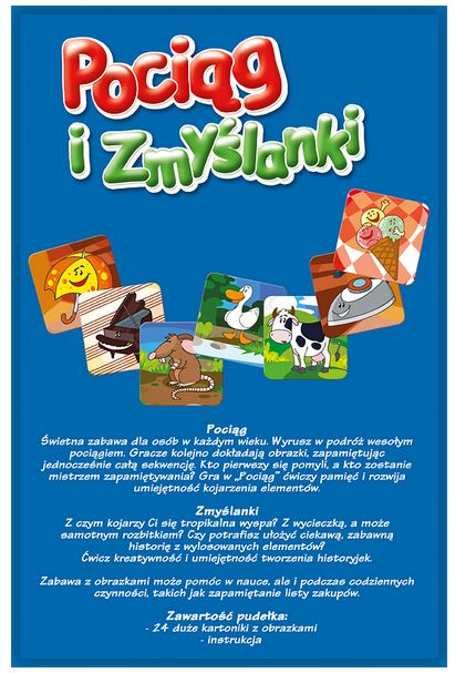 TREFL 00680 POCIAG I ZMYSLANKI Gra NOWOSC
