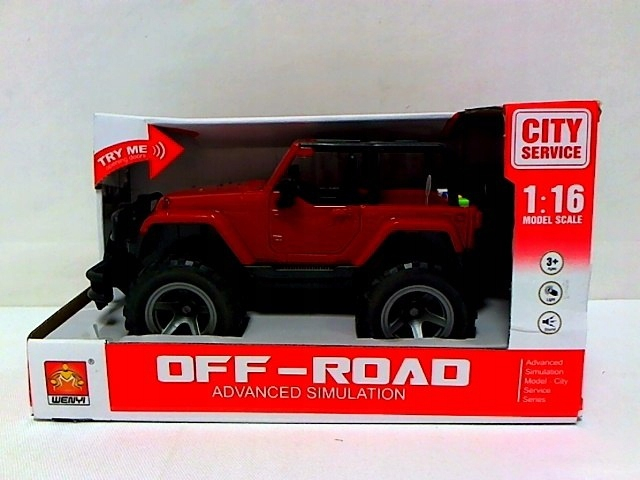 Auto terenowe czerwone św/dźw BA7062