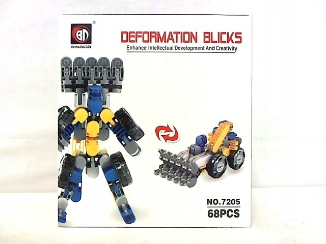 Klocki deformation 68 części HKM04