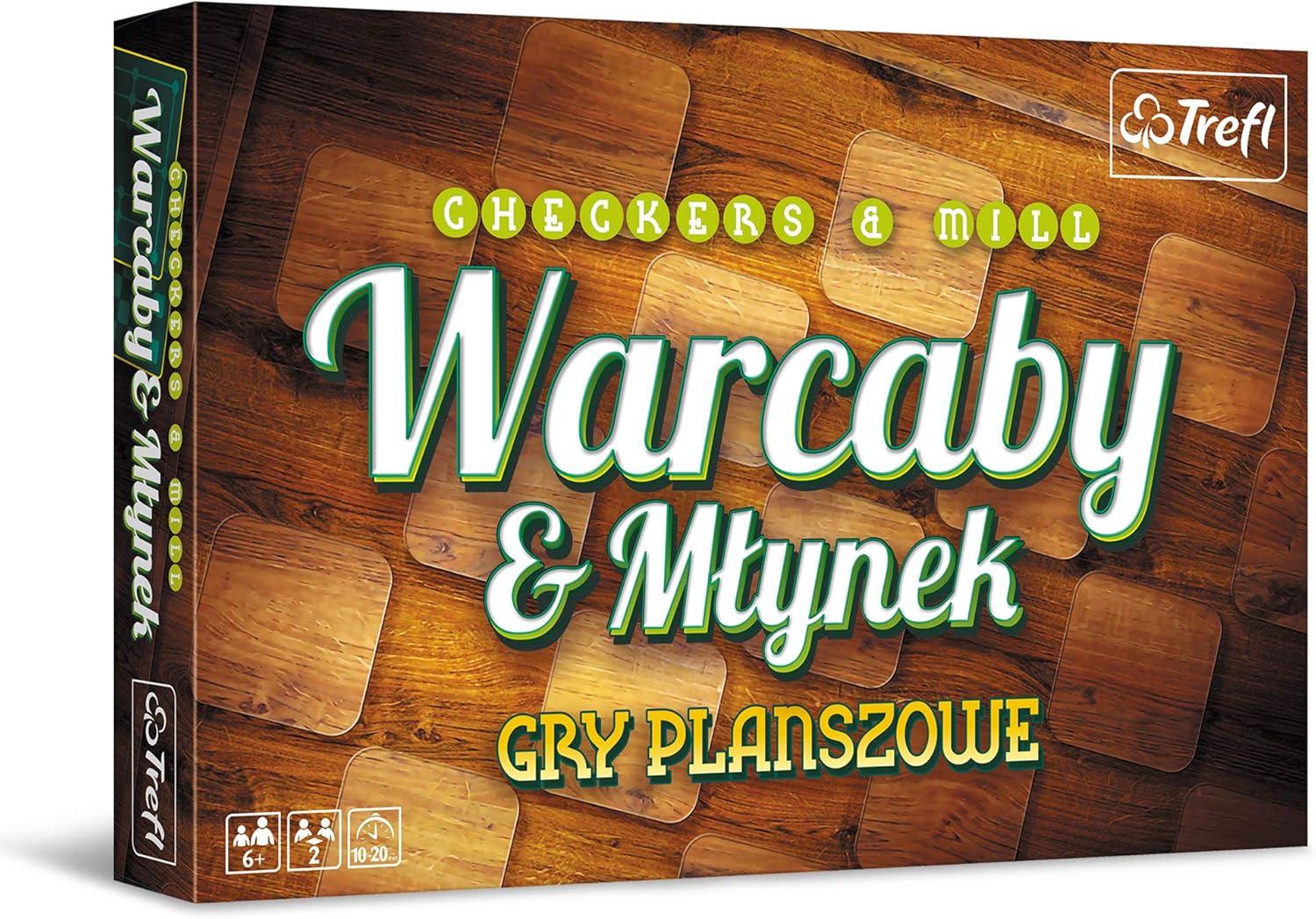 Gra WARCABY/MLYNEK DE LUXE 01681 .