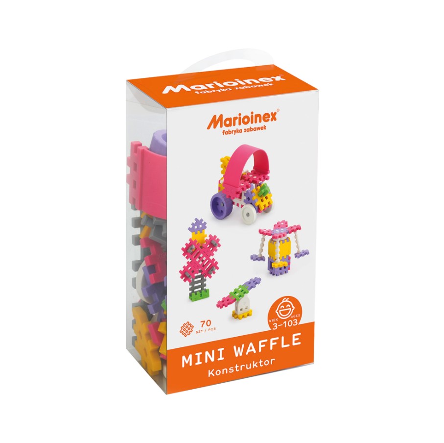 Klocki wafle mini 70szt konstr-dziew 02813 DOD 15