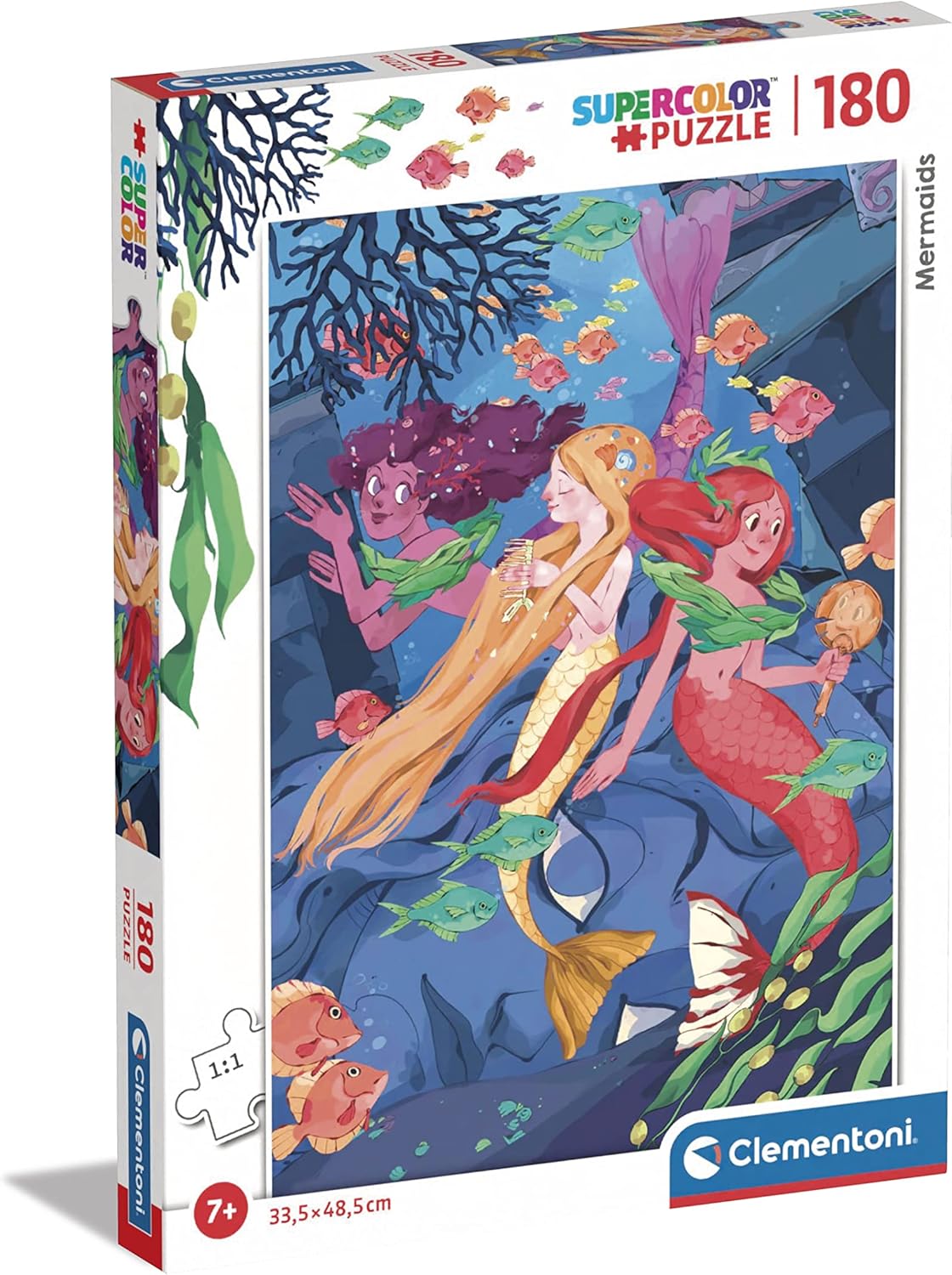 CLE puzzle 180 SuperKolor Mermaids 29307
