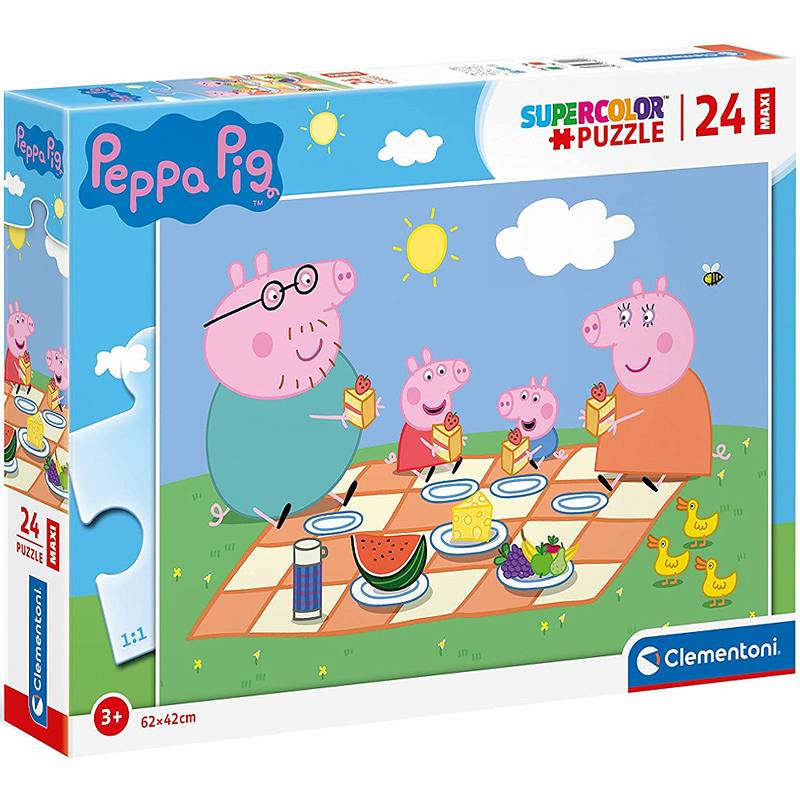 CLE puzzle 24 maxi SuperKolor Peppa Pig 24028