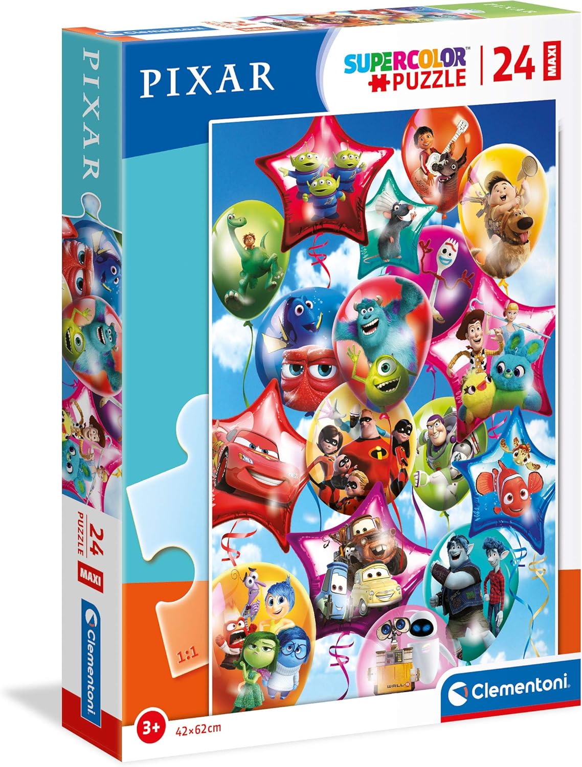 CLE puzzle 24 maxi SuperKolor Pixar Party 24215
