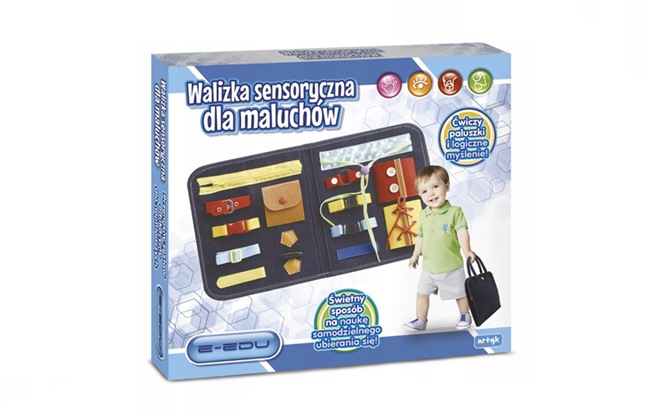 Walizka sensoryczna dla maluchów E-Edu 128509