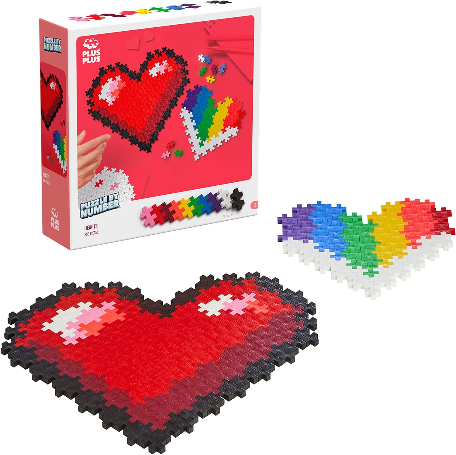 Plus-Plus Puzzle By Number Serce 250el 06900