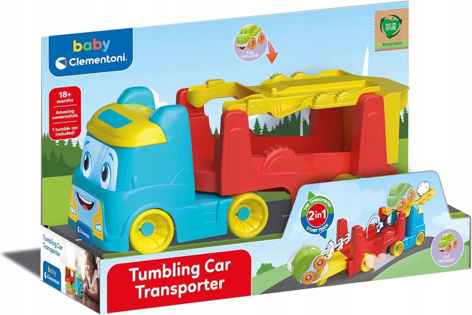 CLE BABY Transporter przewrotne samochodziki 17998