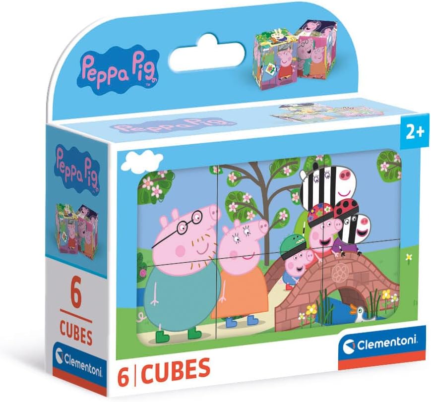 CLE Cubi klocki 6 Swinka Peppa 40659