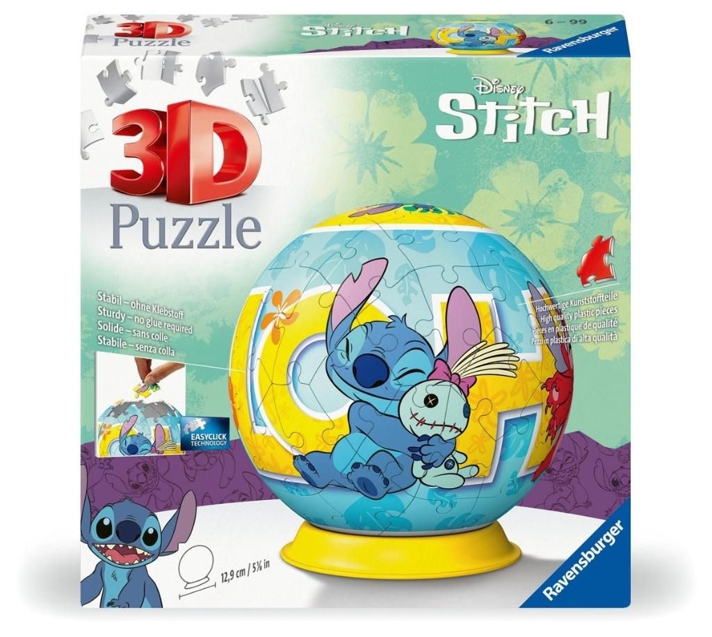 ND01_248624 RAV puzzle 3D Stitch Kula 11596