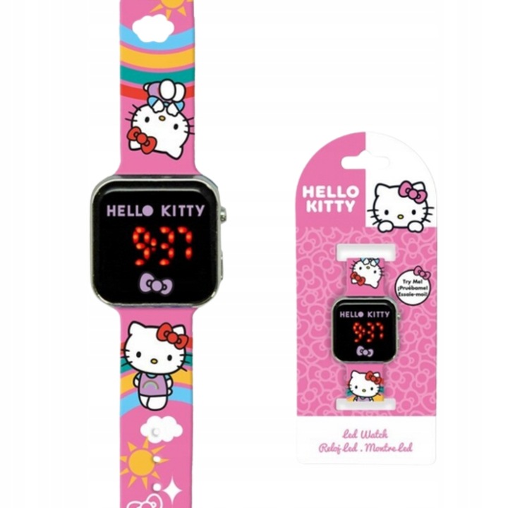 ND01_251663 *****Hello Kitty zegarek cyfrowy LED