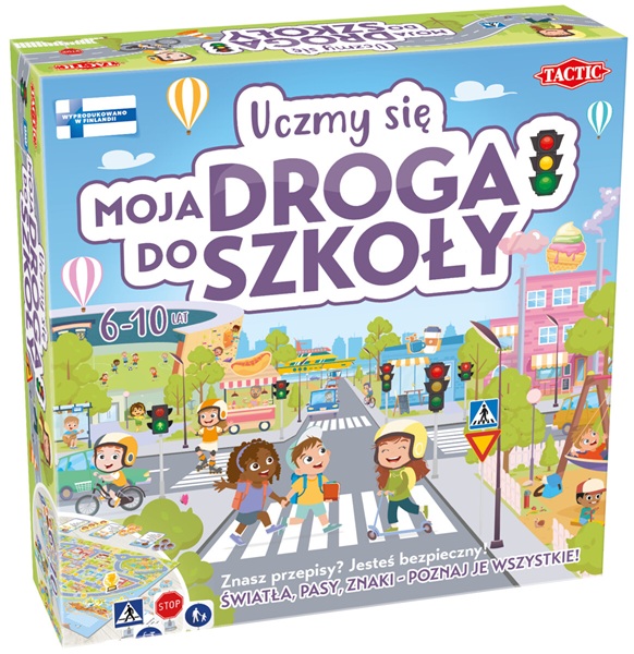 Gra Uczymy się Moja droga do szkoły 60850