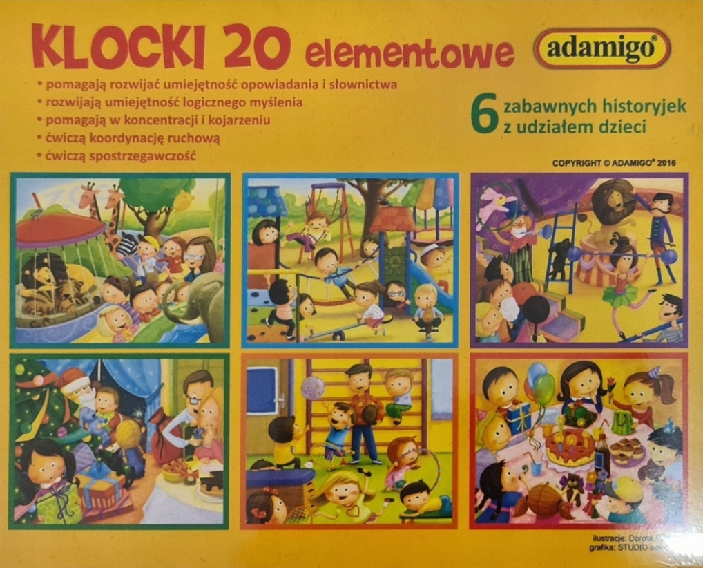 Klocki 20-elementowe bajki 03983