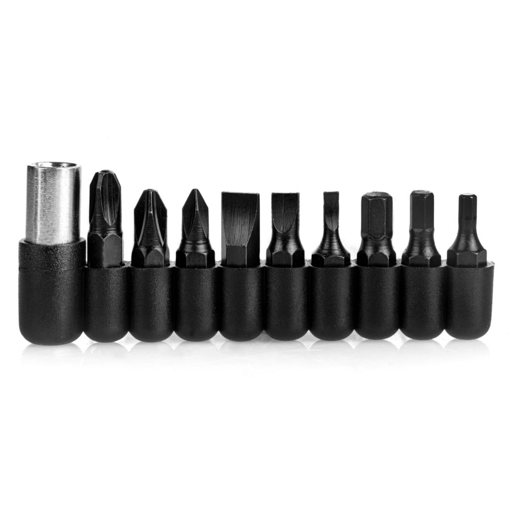 Spokey SX-CARBON BK, multitool z zestawem bitłw