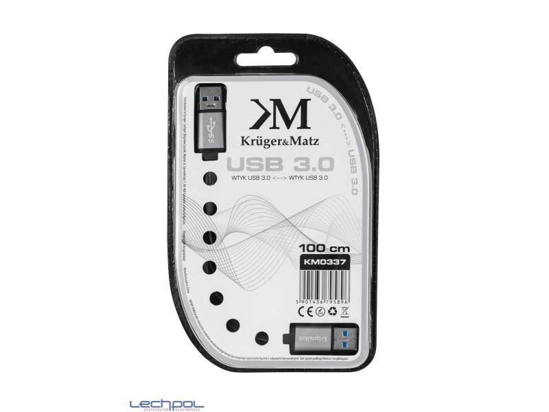 KM0337 Kabel USB3.0 wtyk - wtyk 1m Kruger&Matz pl