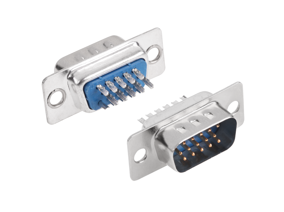 WTY0603 Wtyk HDDB na kabel meski lutowany