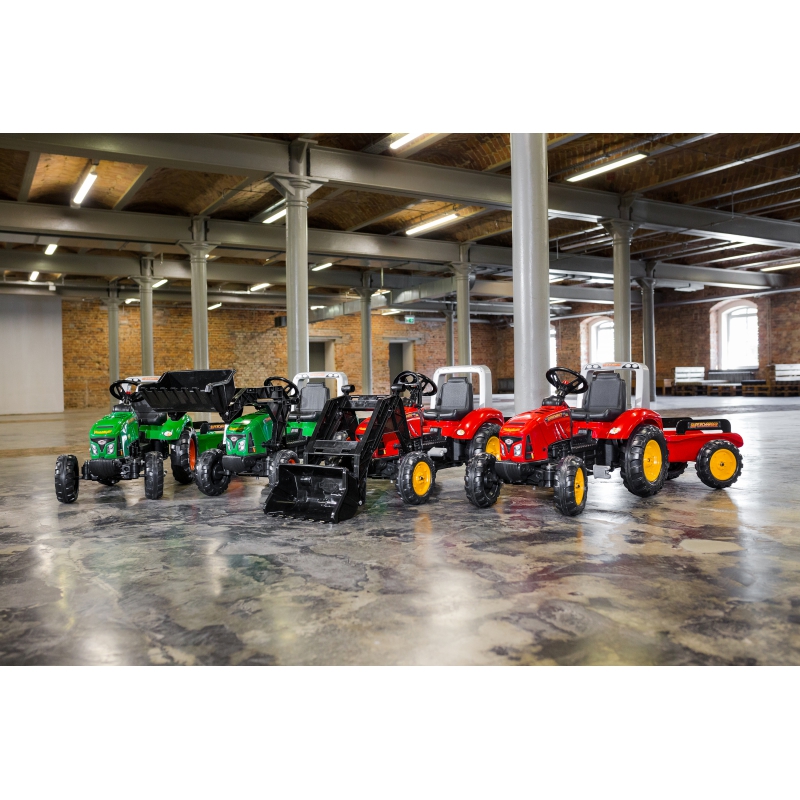 Traktorek na Pedaly otwierany Red Supercharger