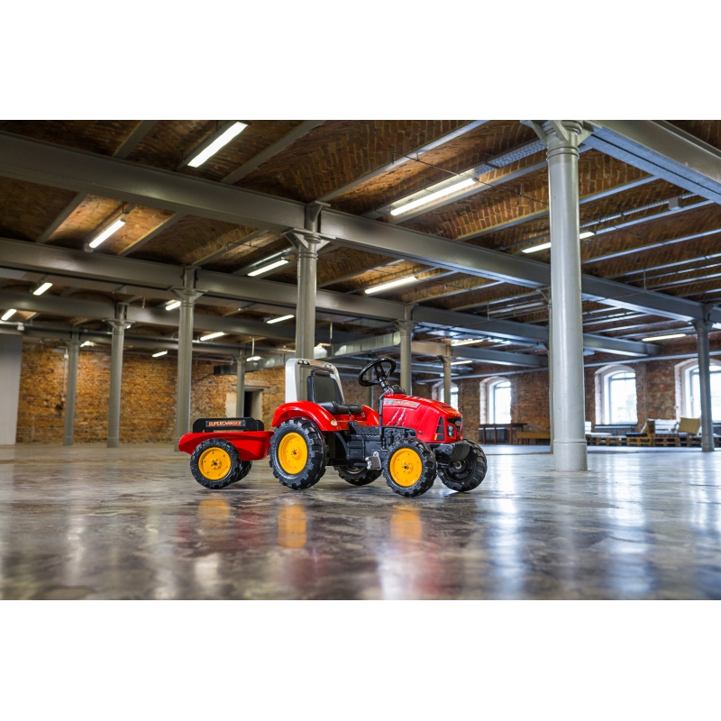 Traktorek na Pedaly otwierany Red Supercharger