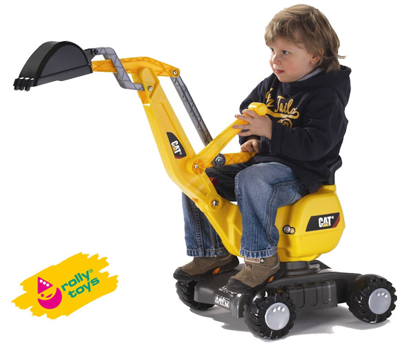 Rolly Toys Koparka CAT Żółta