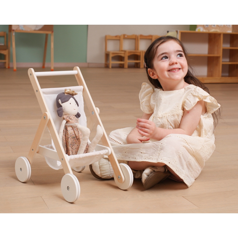 VIGA PolarB Drewniany Wozek dla Lalek