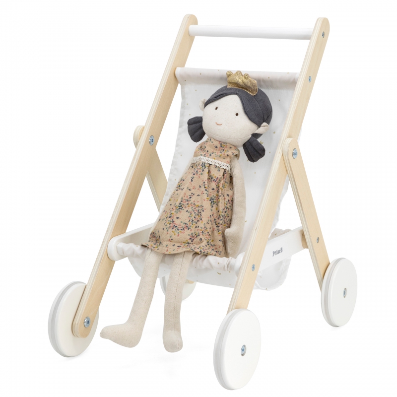 VIGA PolarB Drewniany Wozek dla Lalek