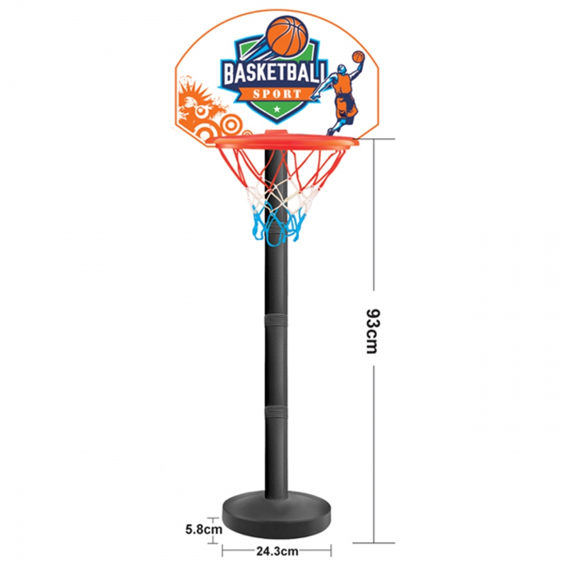 WOOPIE Zestaw Do Koszykowki Pilka Gra Zrecznosc