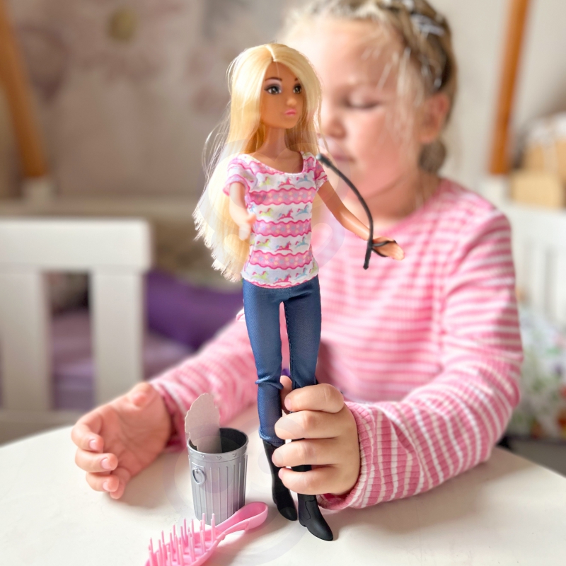 WOOPIE ROYAL Zestaw Urocza Lalka z Koniem + Akc