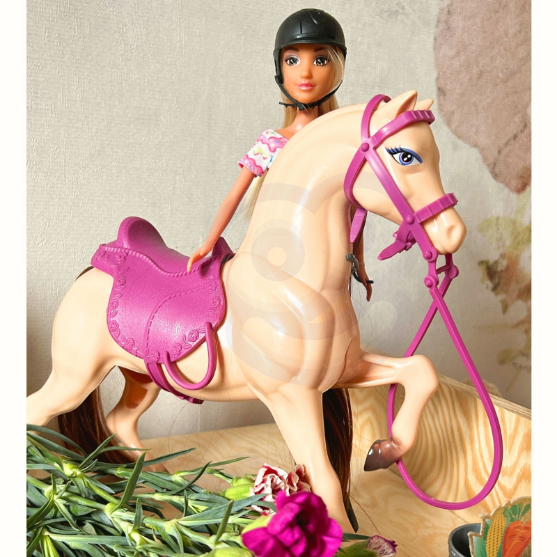 WOOPIE ROYAL Zestaw Urocza Lalka z Koniem + Akc