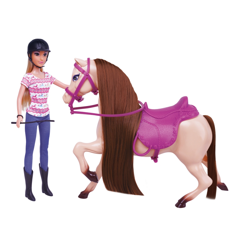 WOOPIE ROYAL Zestaw Urocza Lalka z Koniem + Akc