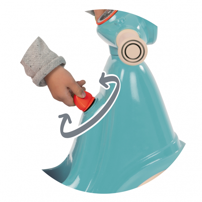 Smoby Niebieski jezdzik skuter Retro Ciche kola