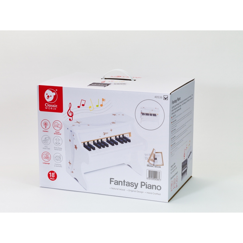 CLASSIC WORLD Pianino Biale