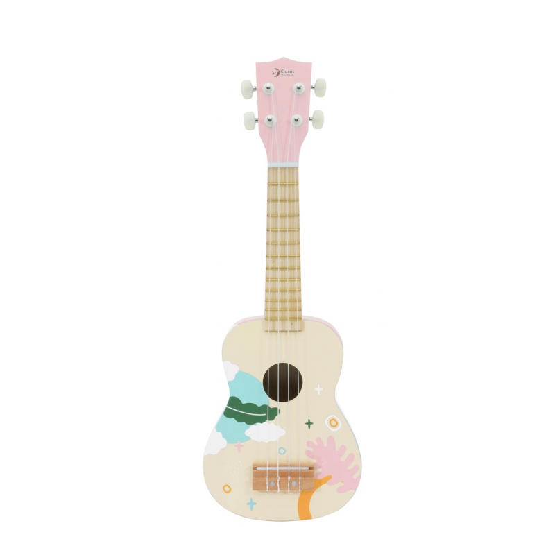 CLASSIC WORLD Drewniane Ukulele Gitara dla Dzie