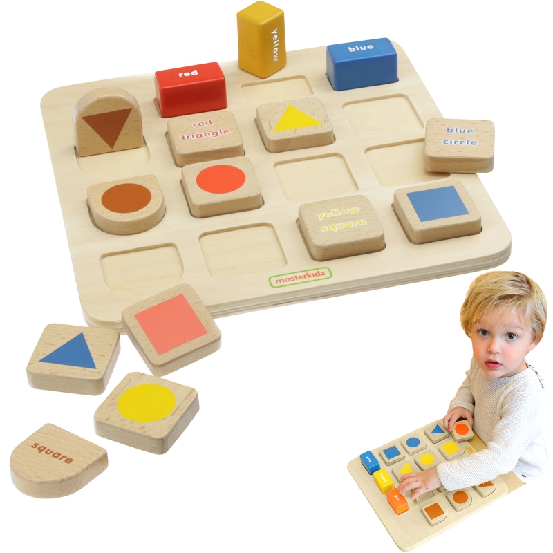 MASTERKIDZ Tablica Edukacyjna Sorter Ksztalty i