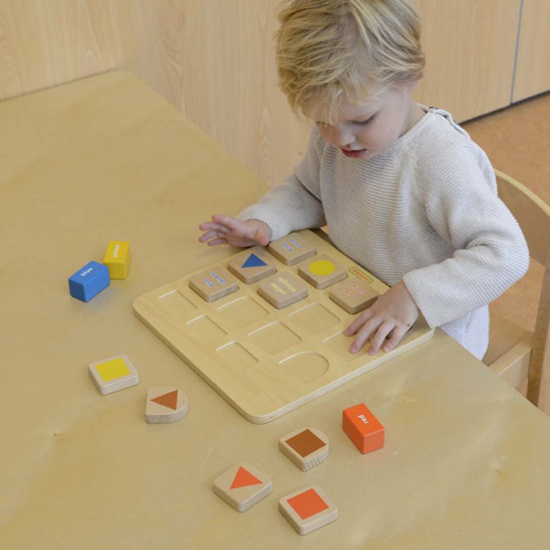 MASTERKIDZ Tablica Edukacyjna Sorter Ksztalty i