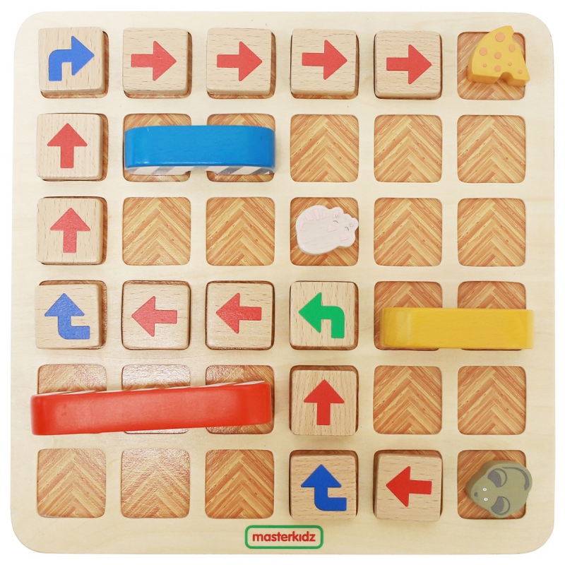 MASTERKIDZ Labirynt Edukacyjny Gra Znajd Drog