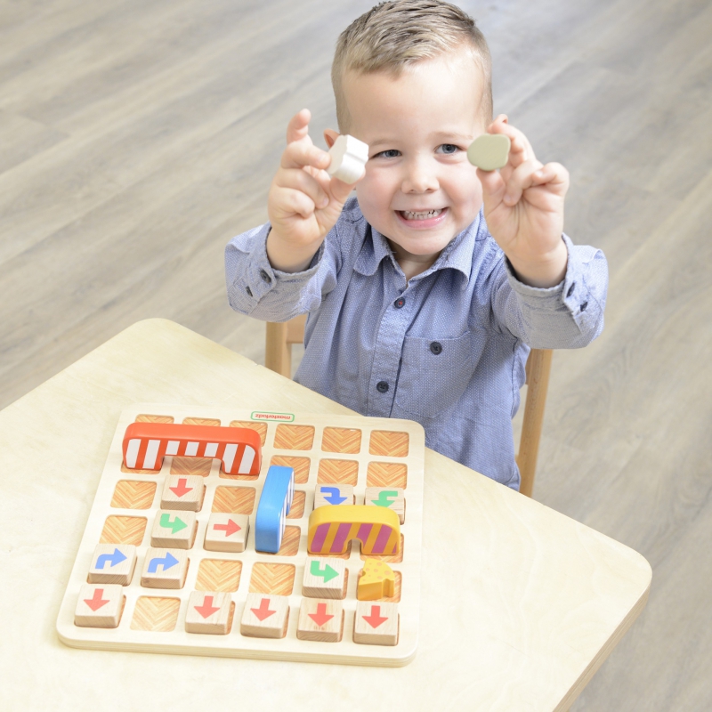 MASTERKIDZ Labirynt Edukacyjny Gra Znajd Drog